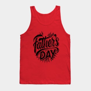 Father Day Typography Tank Top